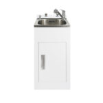 Laundry Tub 460 X 650 X 990mm Laundra Slim Plus With Door Laundra460 Plus